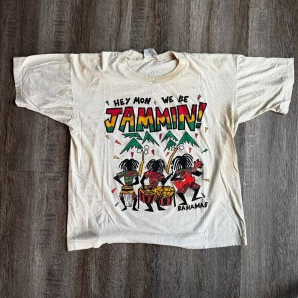 Vintage Jammin Reggae Bahamas T-Shirt Large